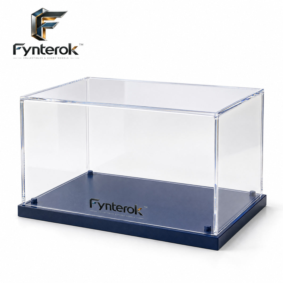 Fynterok™ ClearView Display Case – Transparent Protective Showcase Box for Model Collections, Crafts, Figures & Creative Displays