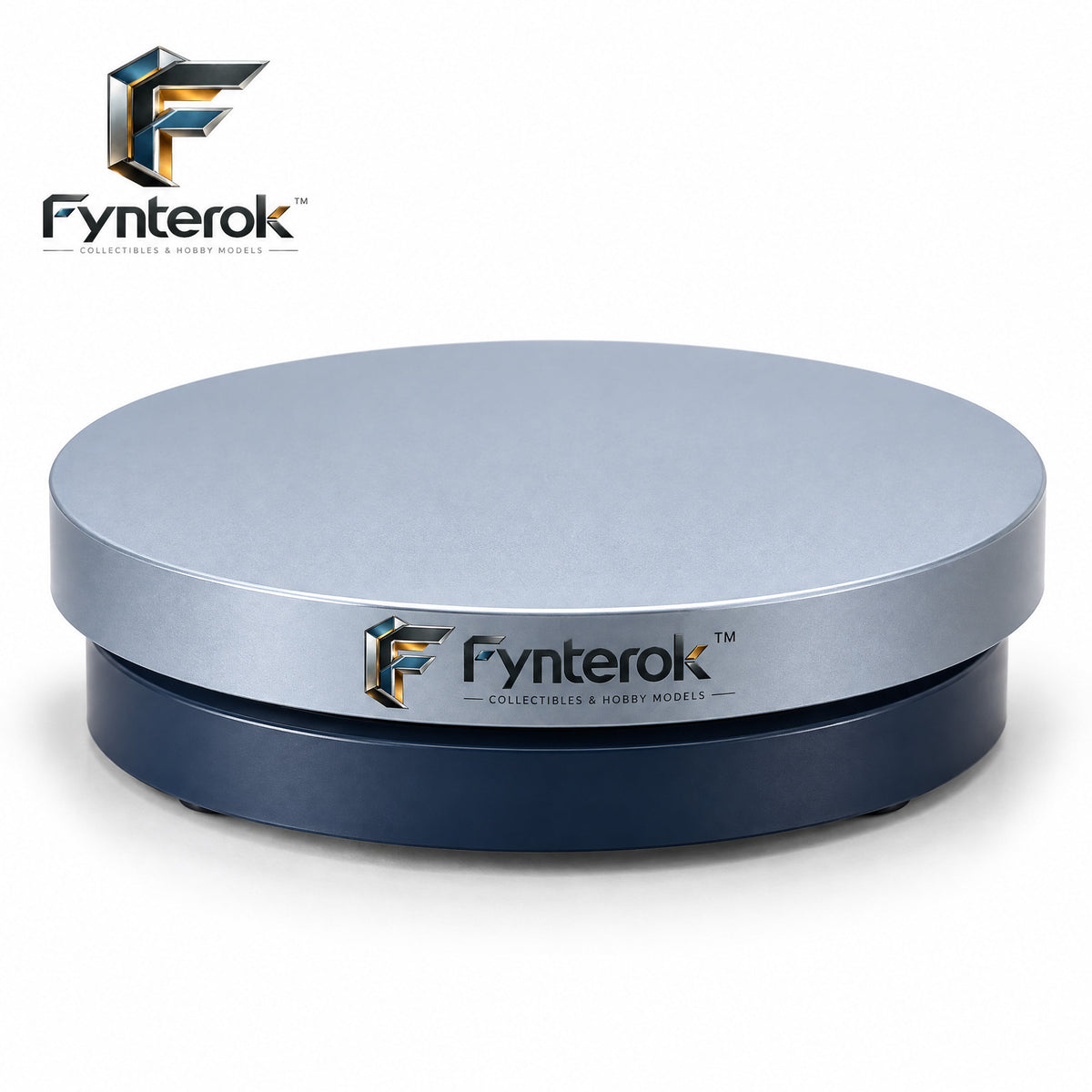 Fynterok™ SpinShow Display Platform – Rotating Showcase Stand for Model Collections, Crafts, Figures & Creative Displays