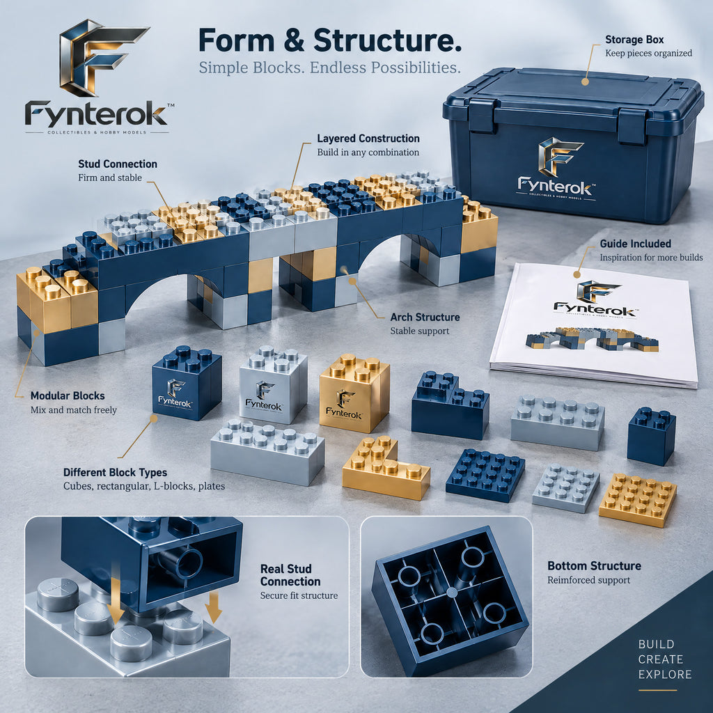 Fynterok™ CreativeBuild Model Set – Imagination-Based Construction Kit for DIY Builders, Students, Hobbyists & Creative Explorers