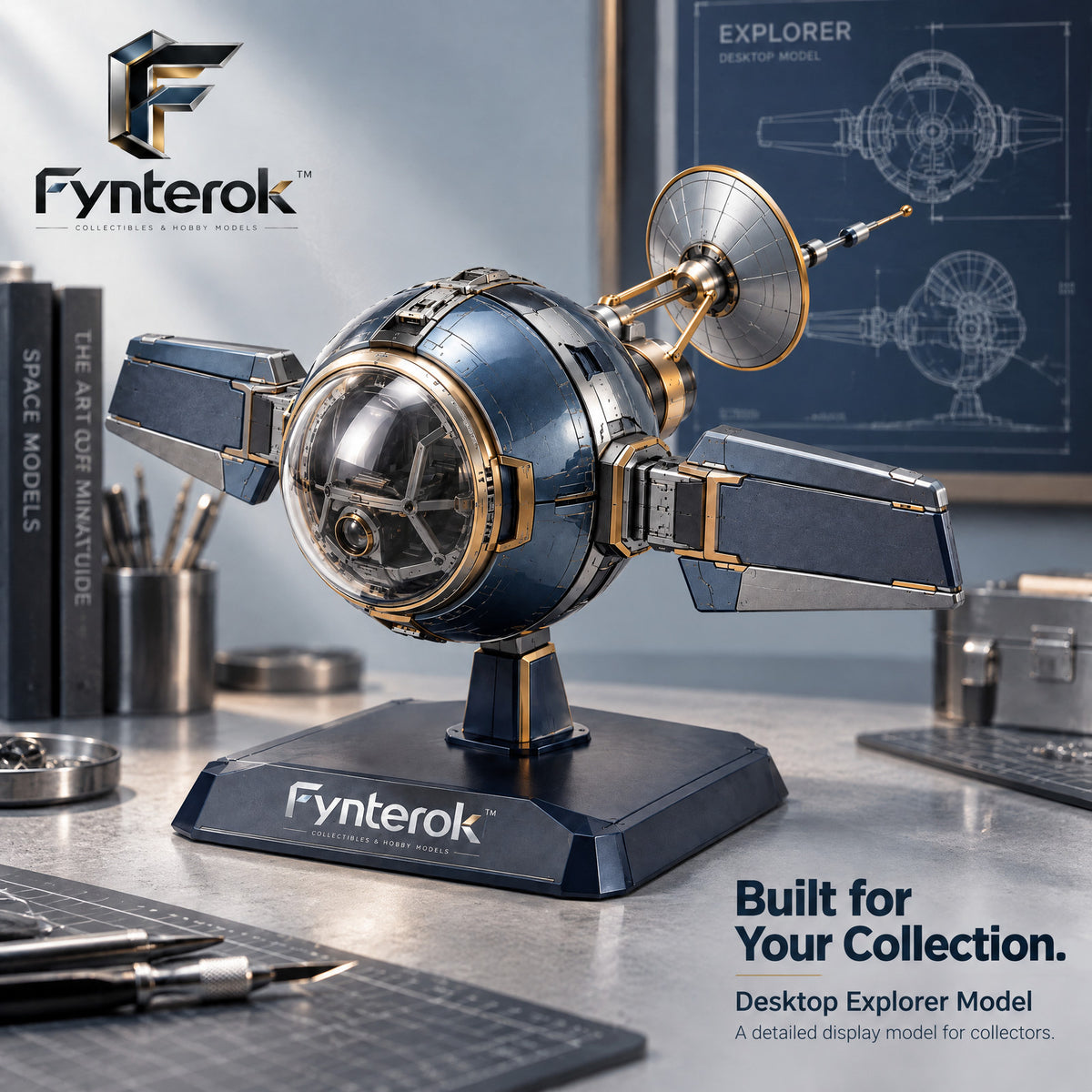 Fynterok™ DeskCraft Display Model – Creative Miniature Decoration Piece for Home, Office, Collectors & Creative Spaces