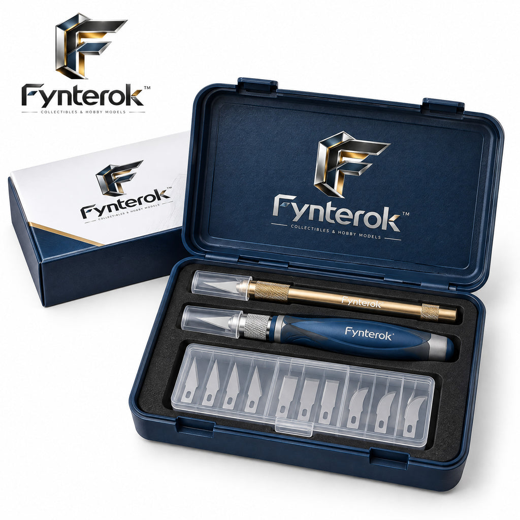 Fynterok™ PrecisionCraft Model Tool Kit – Professional Cutting Tool Set for Model Building, Crafting, Hobby Projects & Creative Work