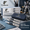 Fynterok™ PrecisionGrip Model Tweezers – Fine Detail Handling Tool for Model Building, Miniature Assembly, Crafting & Creative Projects
