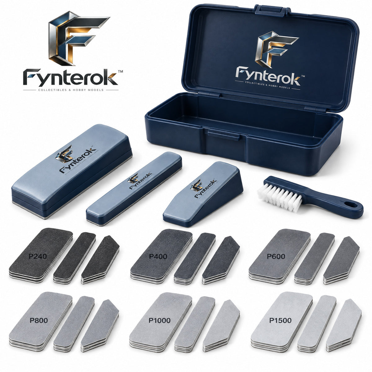 Fynterok™ SurfacePro Model Finishing Kit – Precision Sanding Tools for Model Building, Crafting, Miniatures & Creative Projects