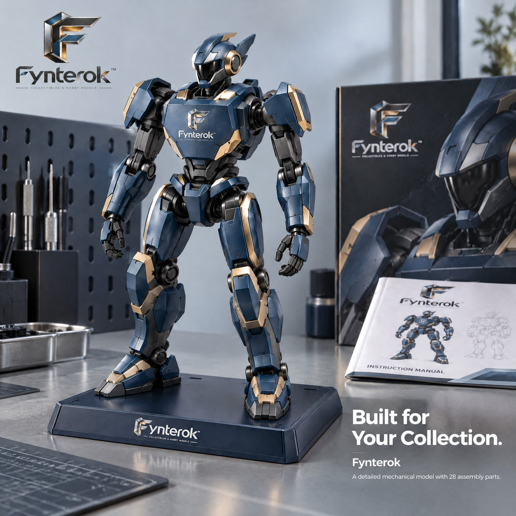 Fynterok™ MechanicalCraft Model Kit – Creative Engineering Building Set for Hobbyists, Collectors, Students & DIY Enthusiasts
